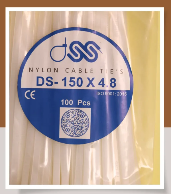 White Cable Ties 150x4.8mm