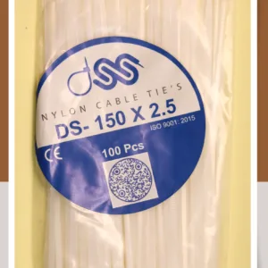 Self Locking Cable Tie 150 X 2.5 mm pack of 100pcs