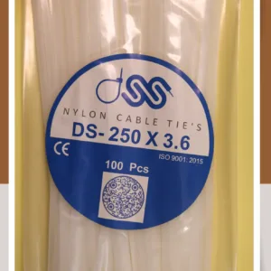 Self Locking Cable Tie 250 X 3.6 mm pack of 100pcs