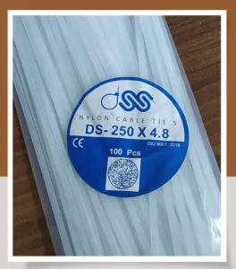 Self Locking Cable Tie 250 X 4.8 mm pack of 100pcs