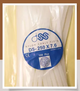 Self Locking Cable Tie 250 X 7.6 mm pack of 100pcs